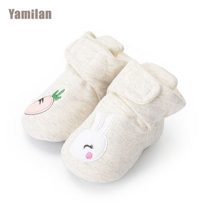 Importé - Chaussons Bébé/Enfants 100% Coton Antidérapant de 0 -12 Mois