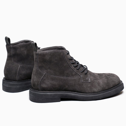 Importé - Chaussure Homme Style Martin Bottes En Cuir De Daim