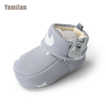 Importé - Chaussons Bébé/Enfants en Tissu Antidérapant 0-1 Ans