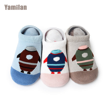 Importé - Lot de 3 Paires de Chaussette Bébé/Enfant 100% Coton