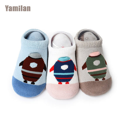 Importé - Lot de 3 Paires de Chaussette Bébé/Enfant 100% Coton