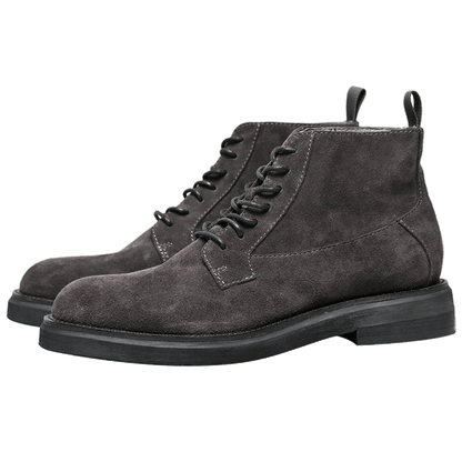 Importé - Chaussure Homme Style Martin Bottes En Cuir De Daim