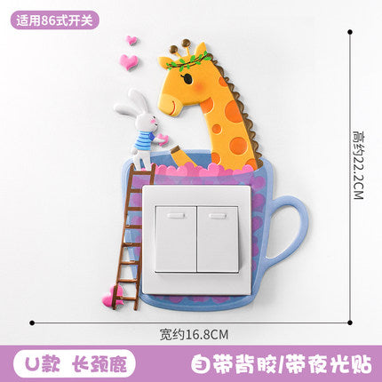 Importé -  Autocollant Mural décoratif en 3D Bébé/Enfant