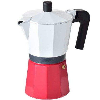 Cafetière bergner pierre Cardin a induction 6 tasses-rouge-blanc