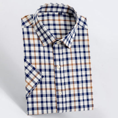 Importé - Chemise Hommes Pur Coton Carreaux Manches Longues