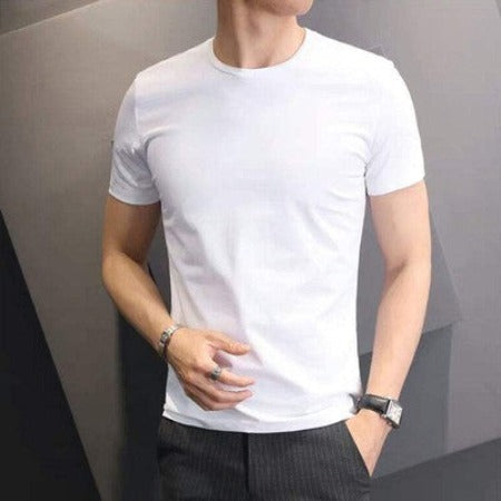 Importé - T-Shirt Homme Coton Sport Décontracté Manche Courte