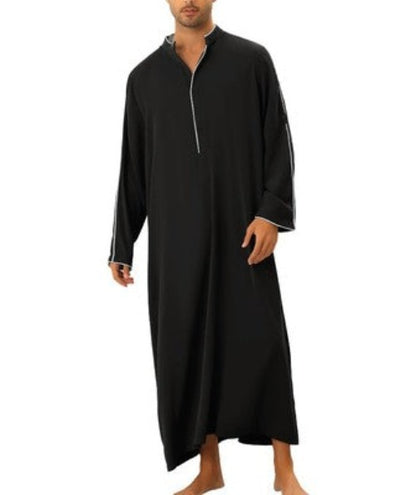 Importé - Boubou Homme Décontracté Manches Longues Col V