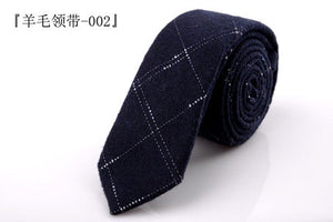 Importé - Cravate en Laine Idéale pour Tenue de Cérémonie