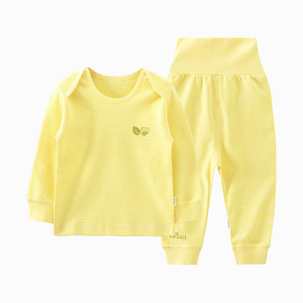 Importé - Ensemble Pijama à Rayures 100% Coton Bébé 0 à 3mois