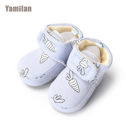 Importé - Chaussons Bébé/Enfants 100% Coton Antidérapant de 0 -12 Mois