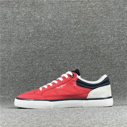Importé - PEPE JEANS Chaussure Homme Sport Tennis Confort Bi-Matière