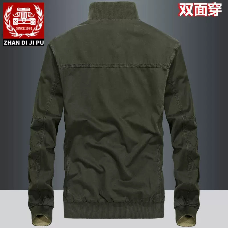 Importé - Jacket Épais Cardigan Homme à Double Faces Manches Longues