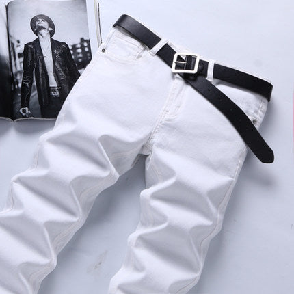 Importé - Pantalon jeans blanc Slim Fit pour hommes