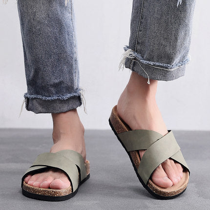 Importé - Chaussure Homme Sandales en Liège