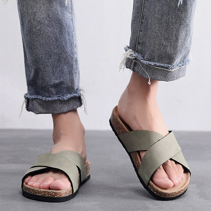 Importé - Chaussure Homme Sandales en Liège