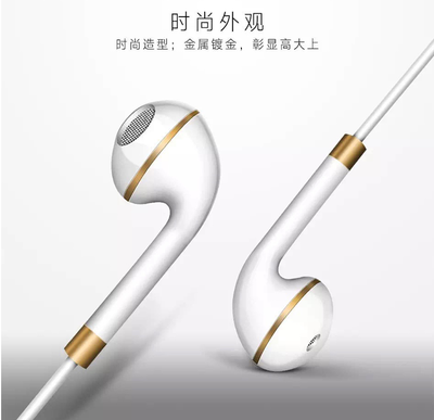 Importé - Ecouteurs Filaires Blanc Modèle M21