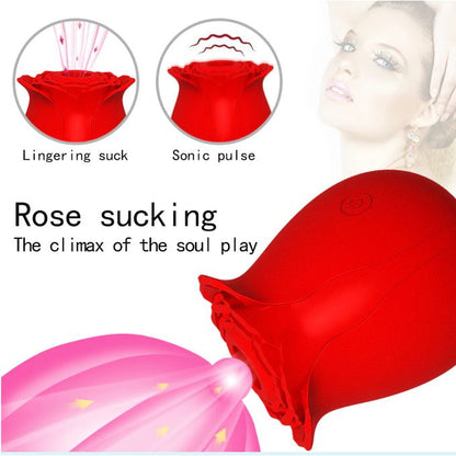 SEXTOYS Vibromasseur Sucer Vibrateur Clitoridien - Rouge