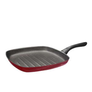 POELE-27CM-CARREE -ACIER