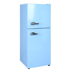 NASCO MINI REFRIGERATEUR RETRO DEUX PORTES -210LT - NASF2-210RT