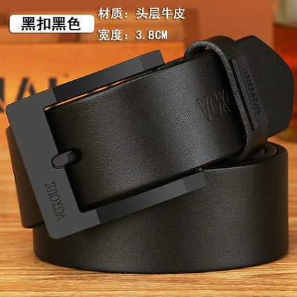 Importé - Ceintures VGXOUE pour hommes boucle ardillon 100% cuir véritable