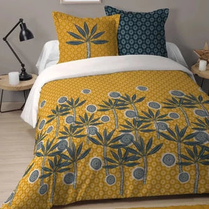 PARURE DE LIT-3PCS-240X260CM/2 TAIES 63X63CM-SAKOULI