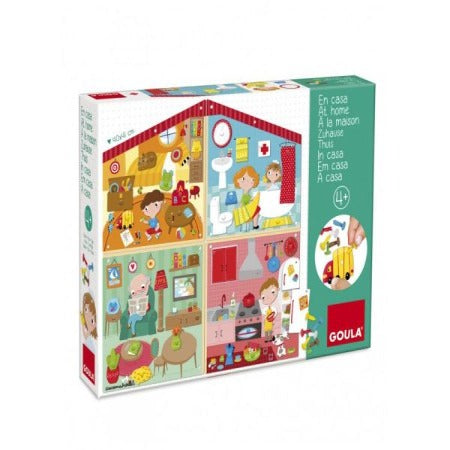 JEU- A LA MAISON GOULA – 38PCS ANS