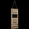 NOEL-DECORATION LUMINEUSE PANCARTE-55CM-A SUSPENDRE