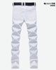 Importé - Pantalon jeans blanc Slim Fit pour hommes