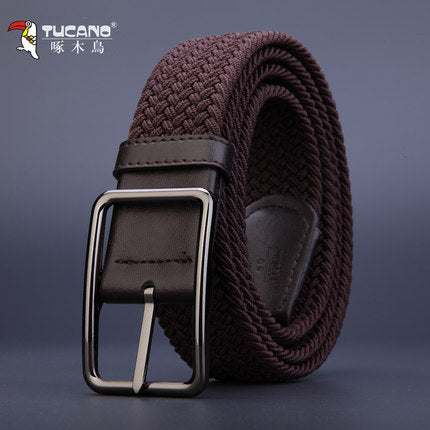 Importé - Ceinture Homme Sport Décontractée en Toile Elastique Tissée