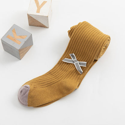 Importé - Lot de 1 & 2 Paires de Collant pour Bébé/Enfants 100% Coton