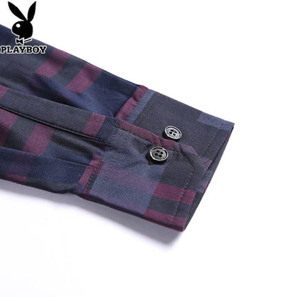 Importé - Chemise Homme Mosaïques Slim Fit Manche Longue
