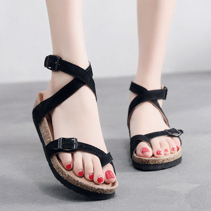 Importé - Chaussure Femme Sandales en Liège