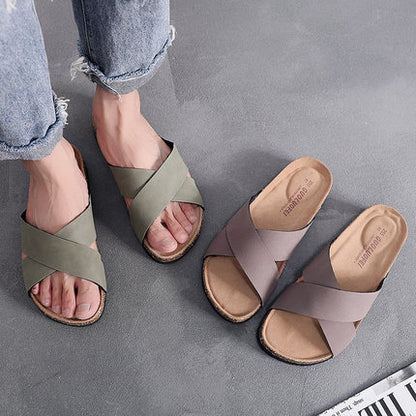 Importé - Chaussure Homme Sandales en Liège