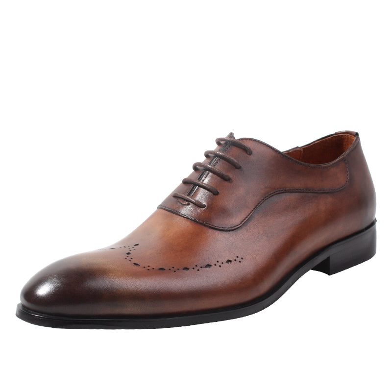 Importé - Chaussure Rétro Brock  Homme En Cuir