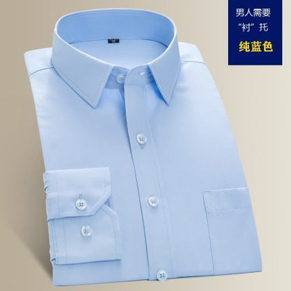 Importé - Chemise Homme à Cravate Manches Longues