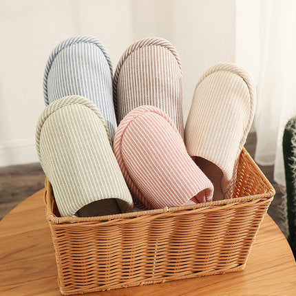 Importé - Chaussures Homme & Femme Pantoufles en Coton Antidérapant