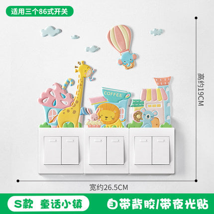 Importé -  Autocollant Mural décoratif en 3D Bébé/Enfant