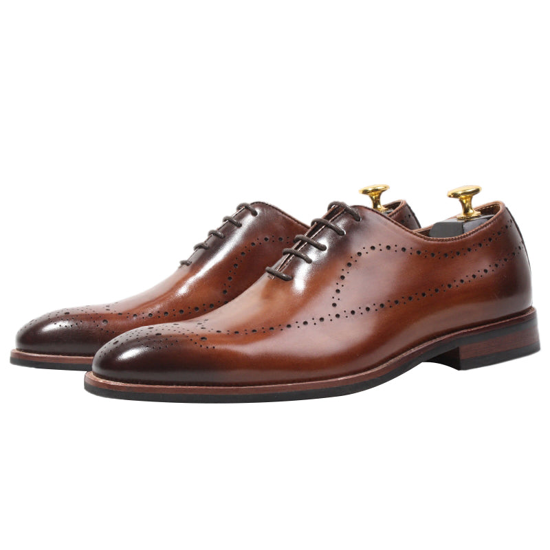 Importé - Chaussure Brock style Homme En Cuir Verni