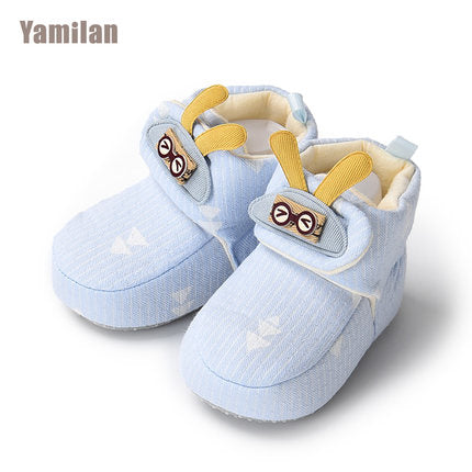Importé - Chaussons Bébé/Enfants en Tissu Antidérapant 0-1 Ans