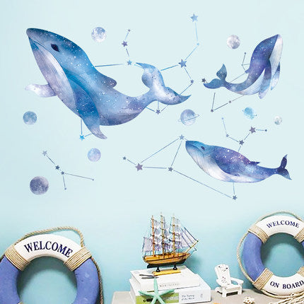 Importé - Décoration Baleine Bleue pour Bébé/Enfant