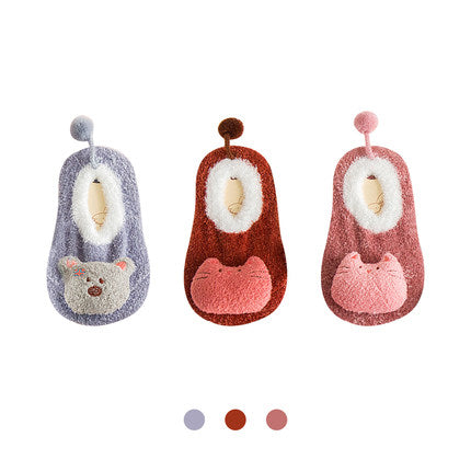 Importé - Lot de 3 paires de Chaussons Bébé/Enfants Antidérapant