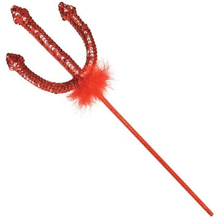 DECO HALLOWEEN TRIDENT ROUGE – 38CM