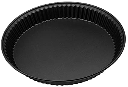 MOULE A QUICHE NOIR EN ACIER INOXYDABLE – 28X28X4CM – ZENKER 7542