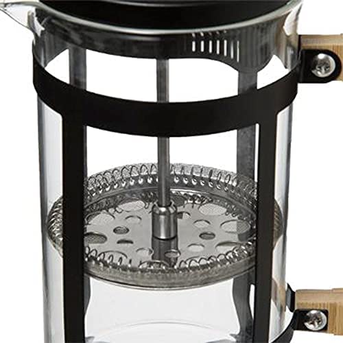 Cafetière Moderne -60cl-en Verre/Métal/Bois