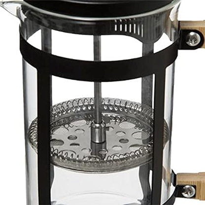 Cafetière Moderne -60cl-en Verre/Métal/Bois