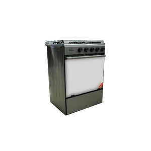 MIDEA GAZINIERE 4 FEUX 60x60 COUV. VITRE - M-SNIPER60-SILVER