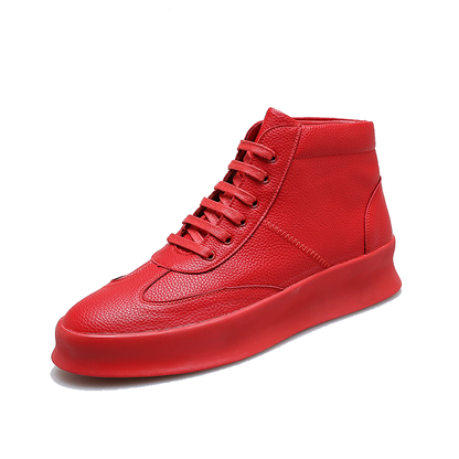 Importé - Chaussure Homme Baskets Montantes Cuir PU
