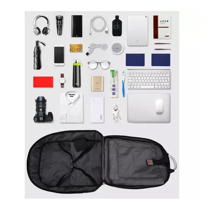 Sac à Dos Intelligent Avec USB -Résistant à L'Eau-Compatible Ordinateur - Gris
