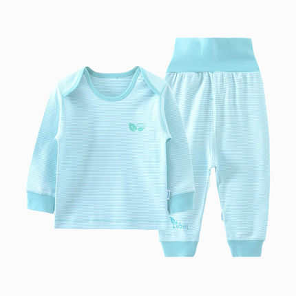 Importé - Ensemble Pijama à Rayures 100% Coton Bébé 0 à 3mois