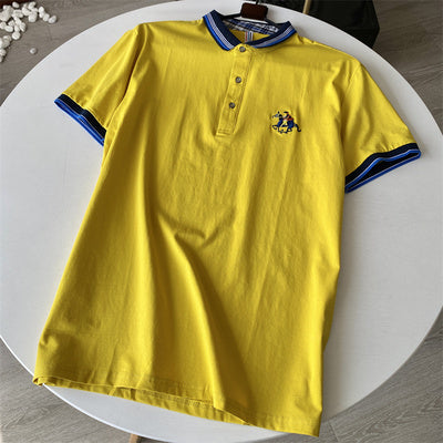 Importé -  T-Shirt Polo Homme  Manches Courtes Décontracté En Coton